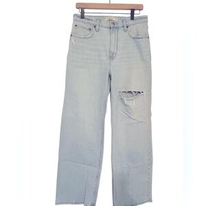 Abercrombie & Fitch Ankle Straight Ultra High Rise Jeans